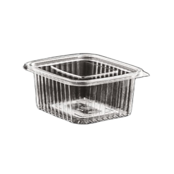 BARQUETTE PLASTIQUE PLATE - BOMBÉE 500cc