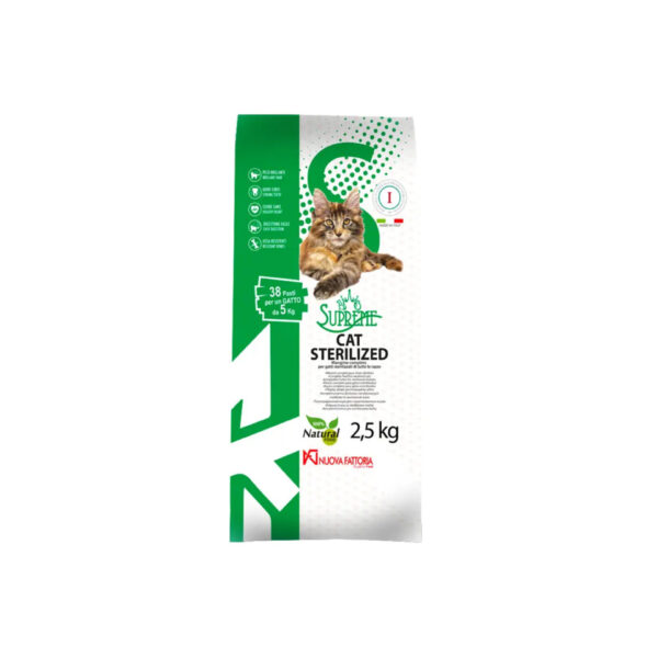 CROQUETTES CHAT SUPREME STÉRILISÉ 15kg