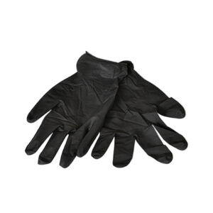 BMF Market - gants en vinyle noirs large medium