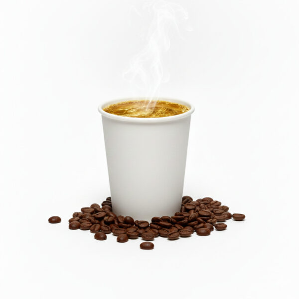 GOBELET À CAFE BLANC PREMIUM 8oz