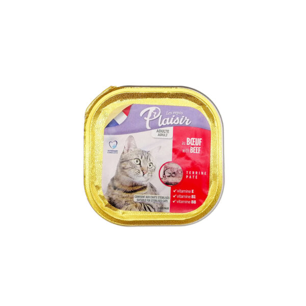 PATÉ CHAT PLAISIR BŒUF
