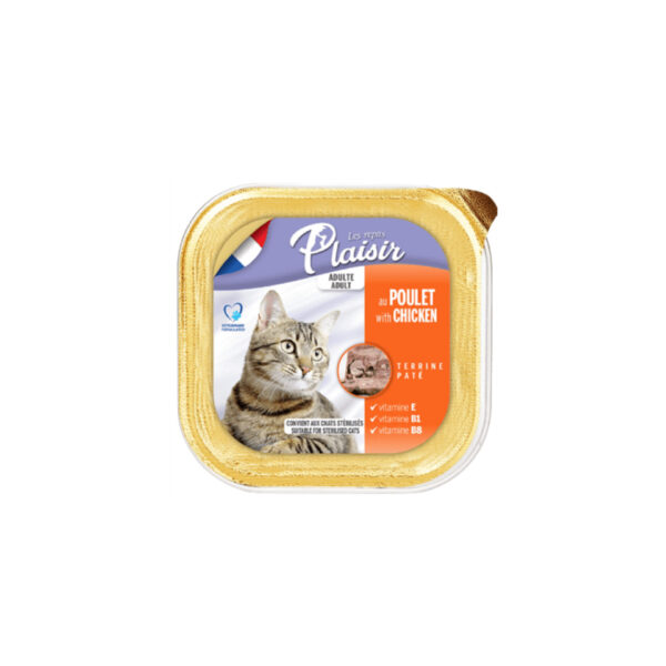 PATÉ CHAT PLAISIR POULET