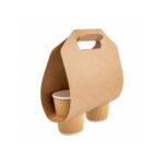 PORTE GOBELETS À CAFÉ EN KRAFT 4oz