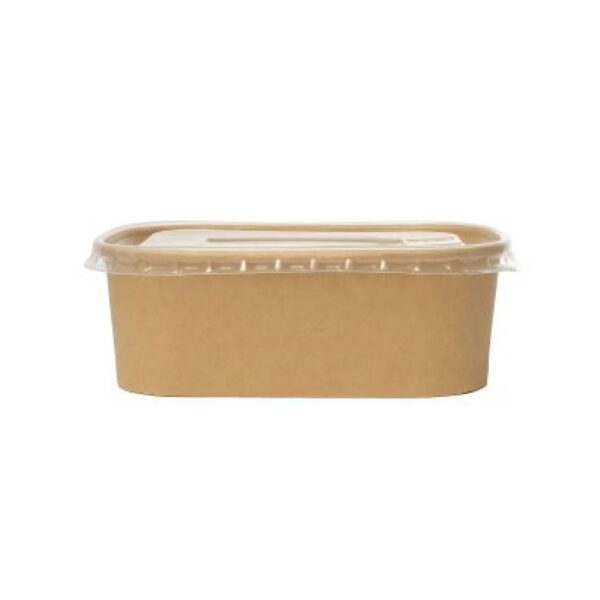 SALADIER KRAFT RECTANGULAIR 32oz